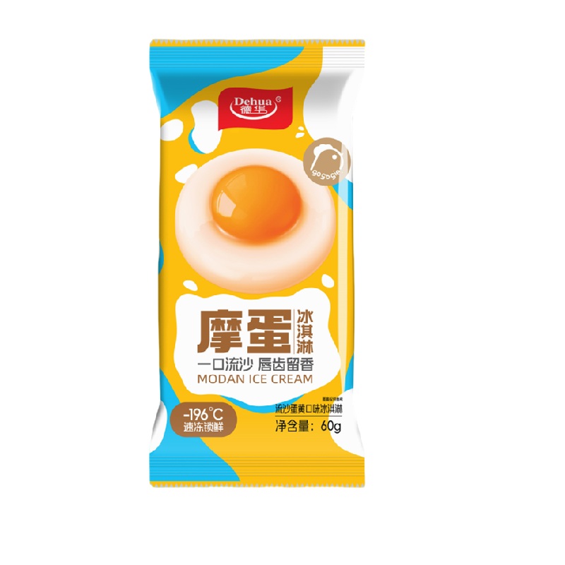 德华摩蛋流沙蛋黄口味冰淇淋60g/支