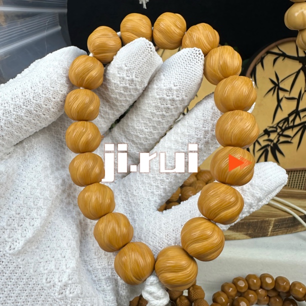 【吉瑞猴头】猴头手串卷卷酥全品无瑕文玩核桃