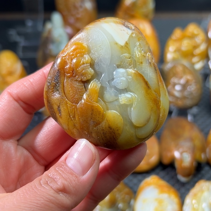 和田玉把件未镶嵌