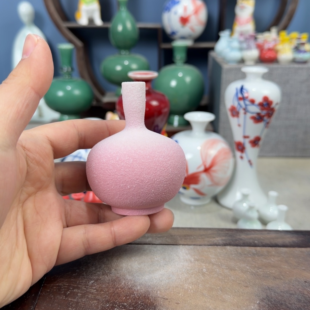 陶瓷手工小花器摆件