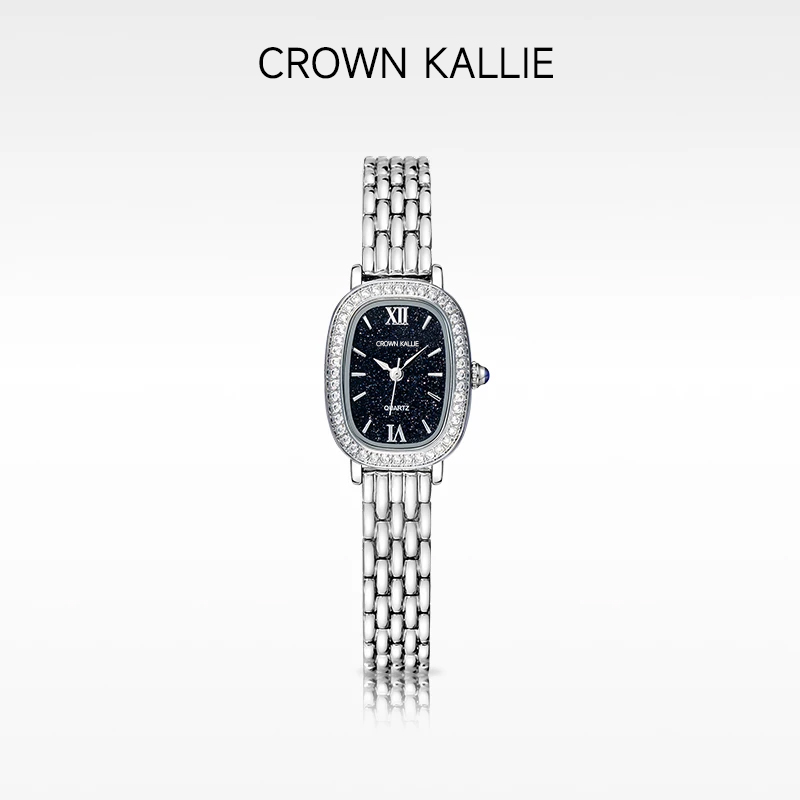 Crown Kallie【可可女士】西太后联名满天星系列设计女款腕表ck8115