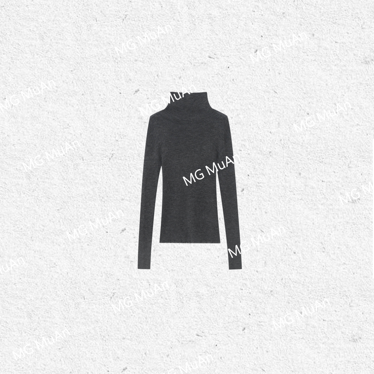 【灰色氛围打底】“氛围系列”定制260克长袖流苏简约打底女DG3-063