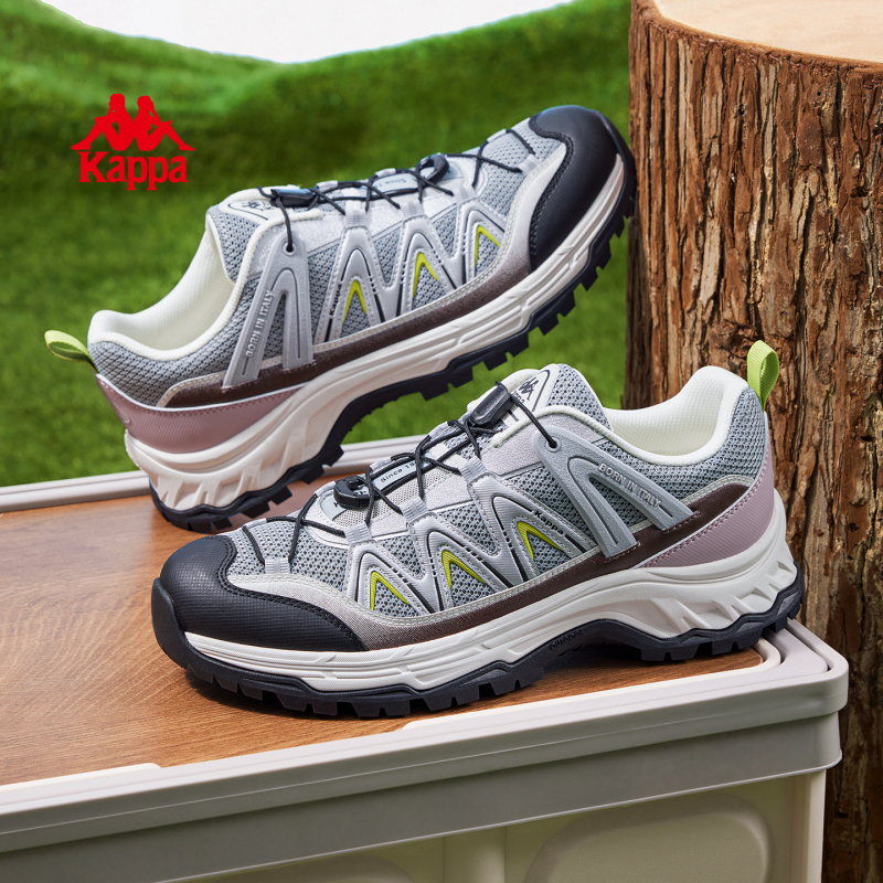 Kappa卡帕秋季男鞋时尚户外运动鞋情侣款百搭休闲鞋子K0FY5MC16CA