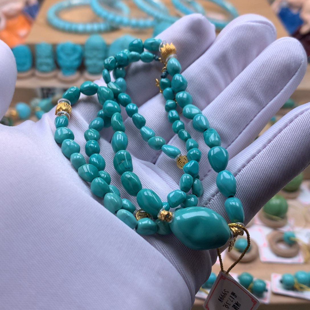 绿松石珠宝奇石未镶嵌