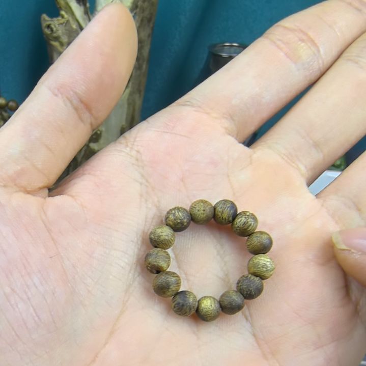 沉香沉香碎屑戒指