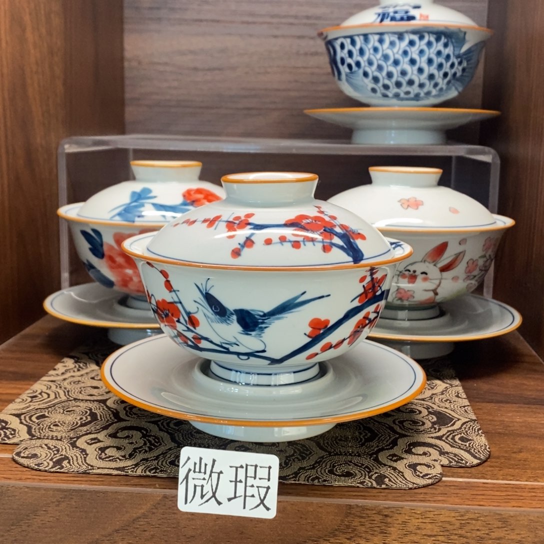 釉下彩手工绘制手工绘制