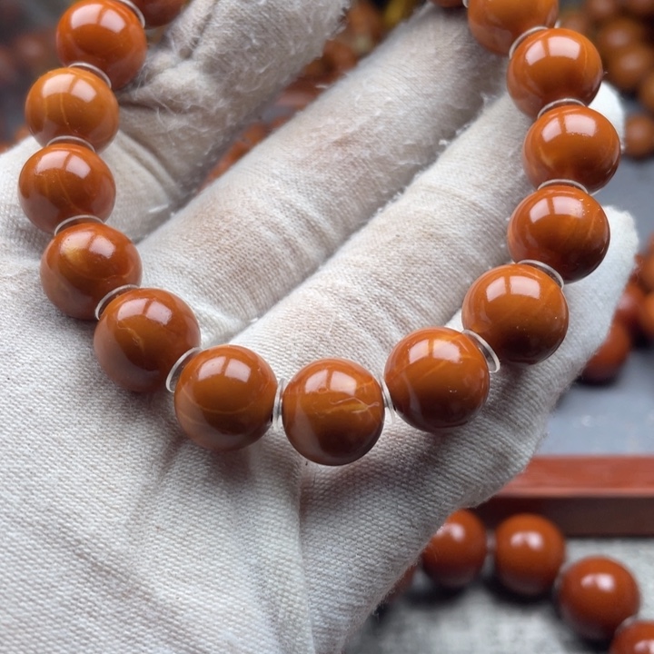 橄榄核手串/手链A****a1.2红铁微花