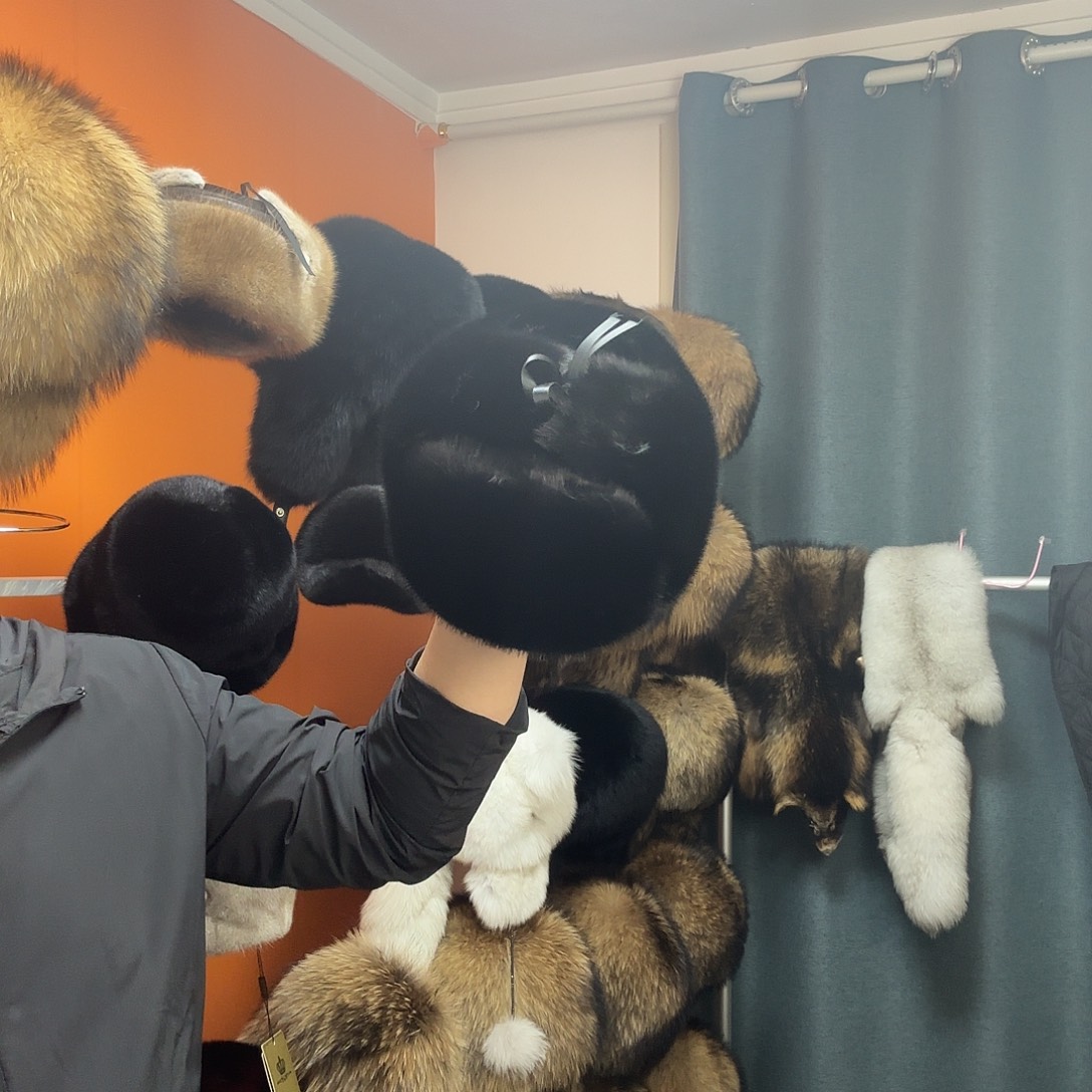 水貂毛水貂雷锋帽子