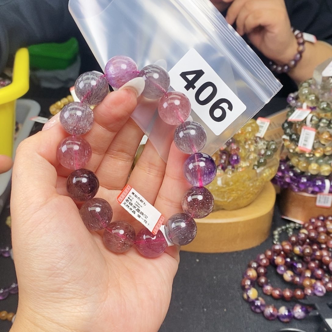 水晶手串多样性发其一406未镶嵌