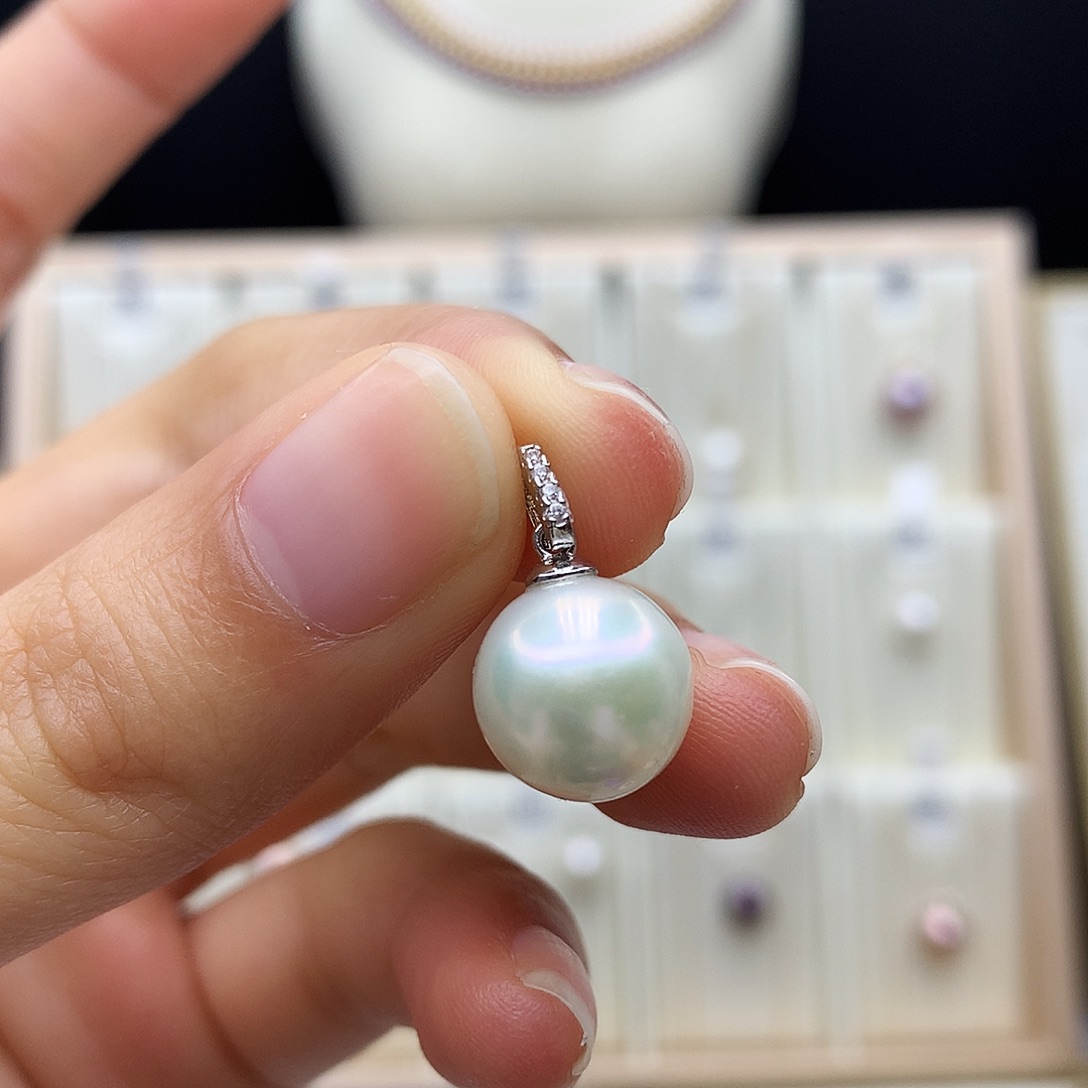 合金淡水珍珠颈饰