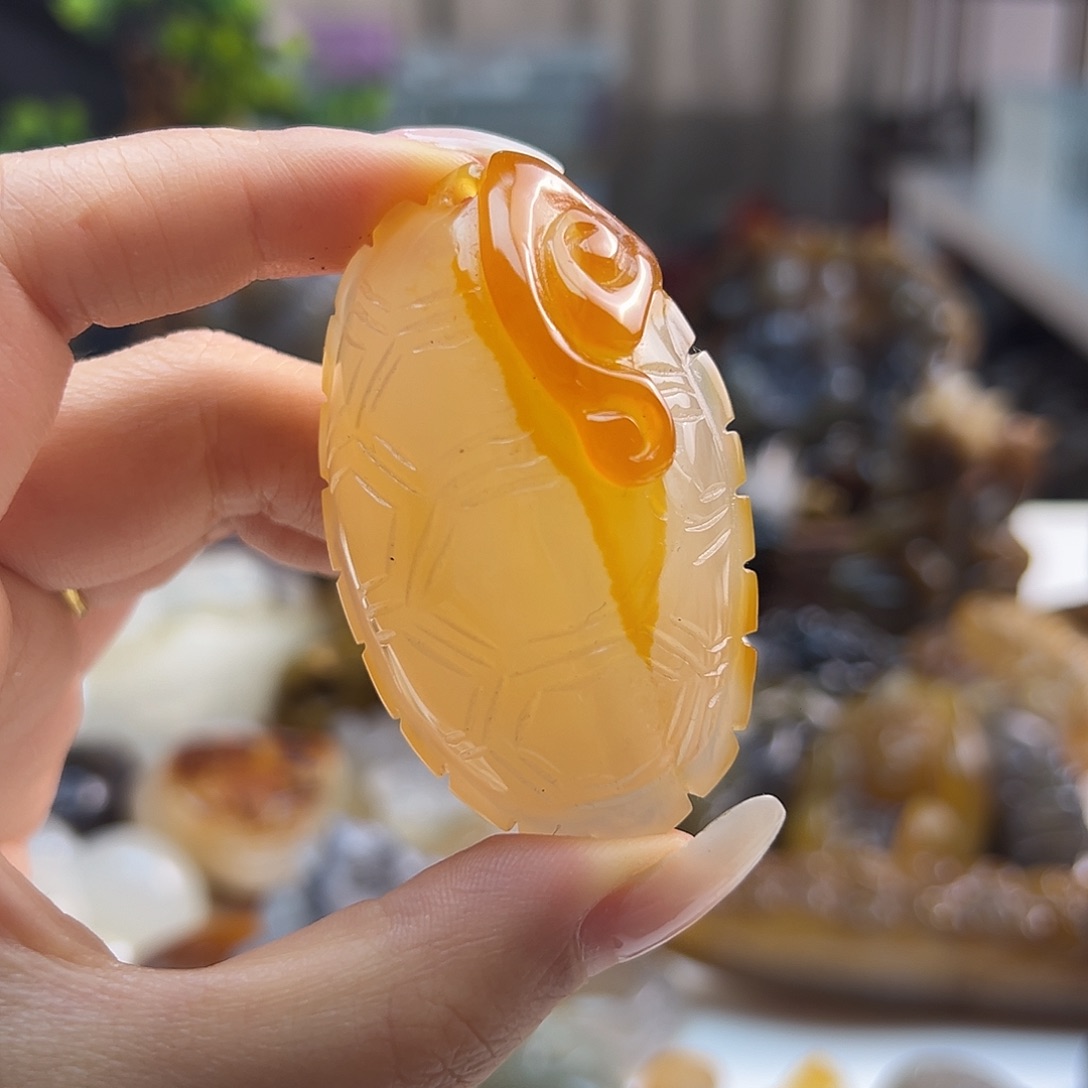 玛瑙/玉髓未镶嵌吊坠(不含链)