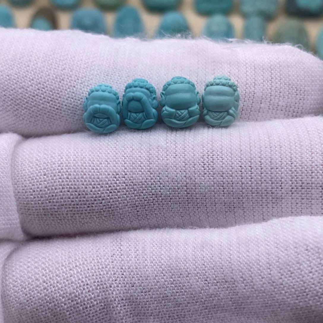 绿松石未镶嵌四不佛