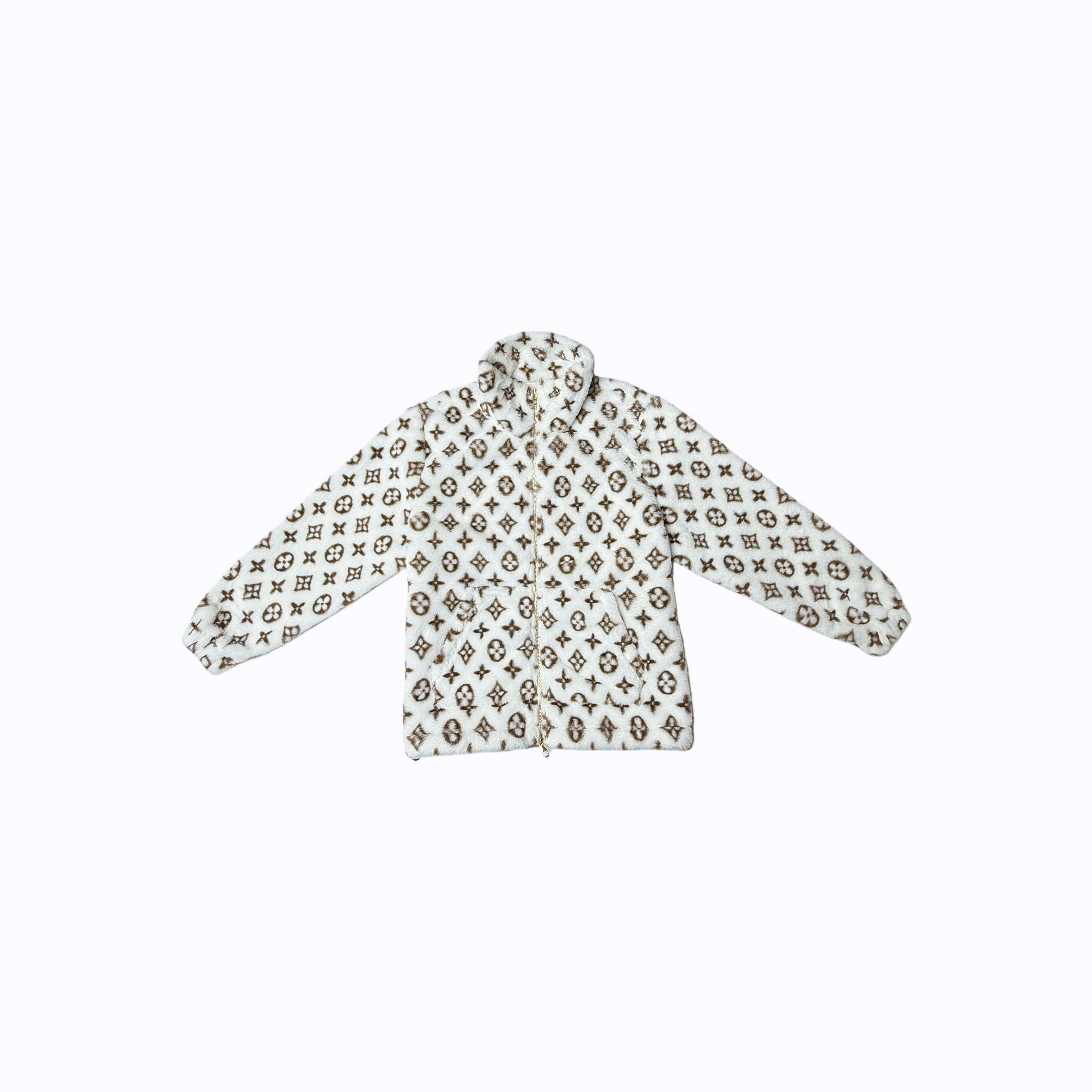 贝贝专属【绮梦印影】2025秋冬新款复古摇粒绒外套女款加厚WT578