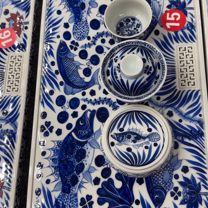 三***风景德镇手工手绘陶瓷