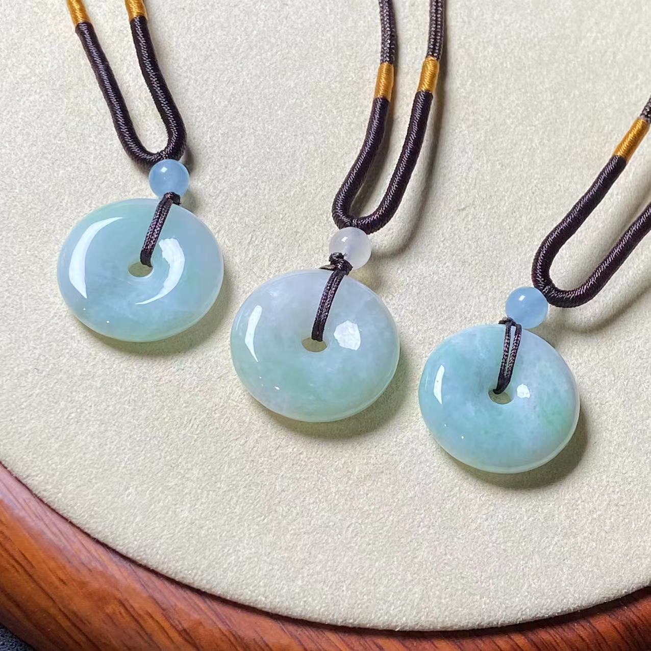 15223天然A货翡翠【平安扣】多样性发一个