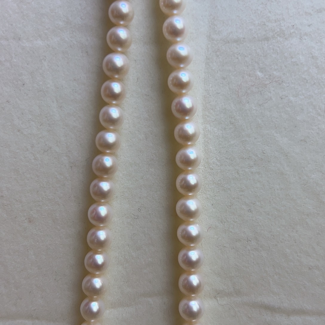 淡水珍珠颈饰银S925镶嵌