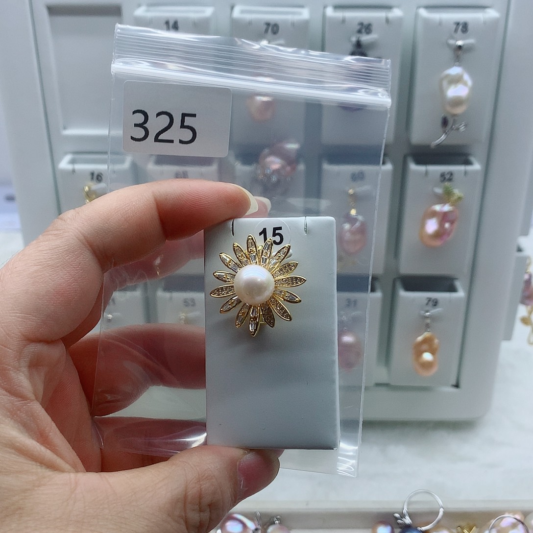 淡水珍珠合金吊坠(不含链)