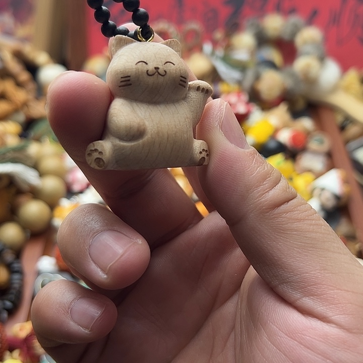 非金属榉木猫咪滴溜