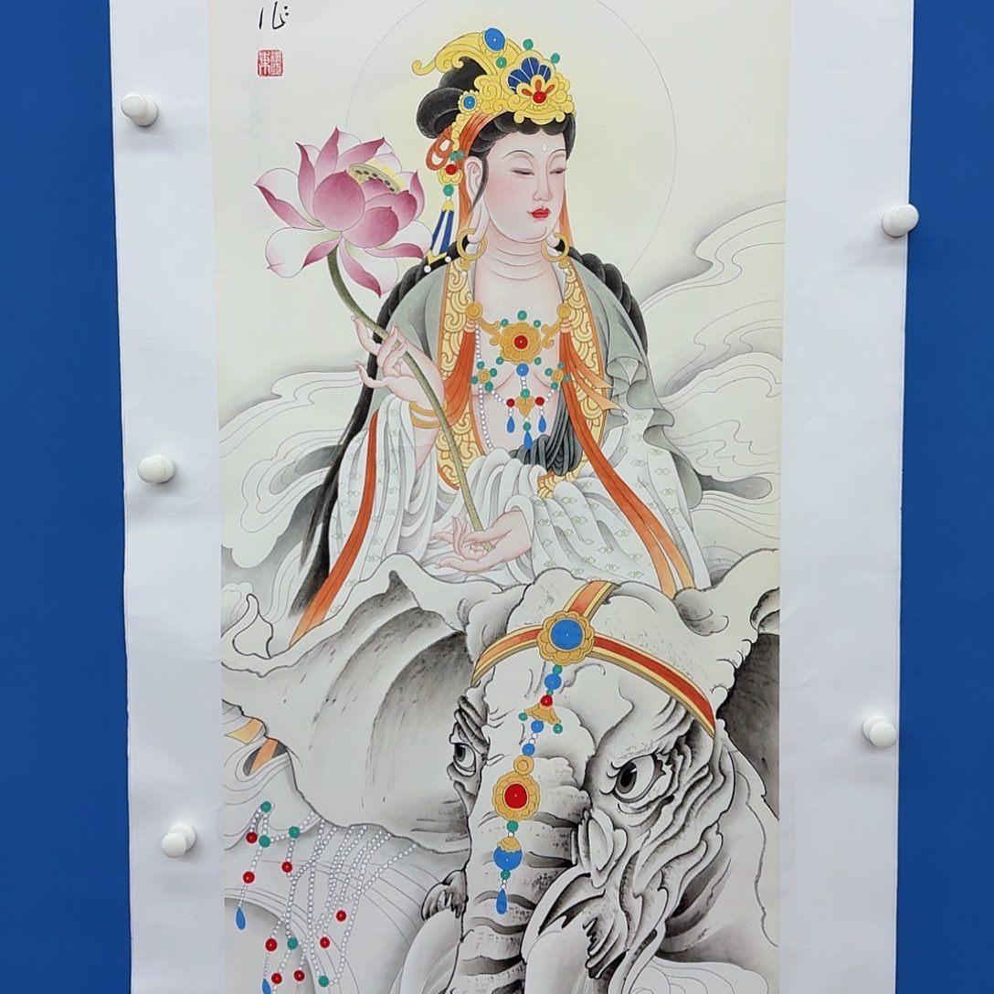 国画多次参加国内外大型