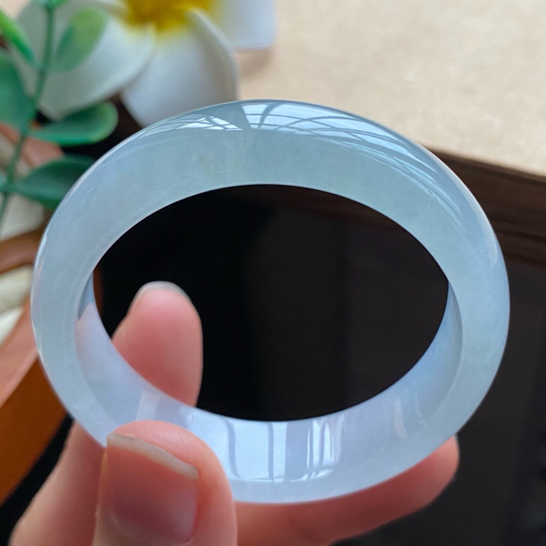 天然翡翠手镯12.28批12381号43-12-6童镯