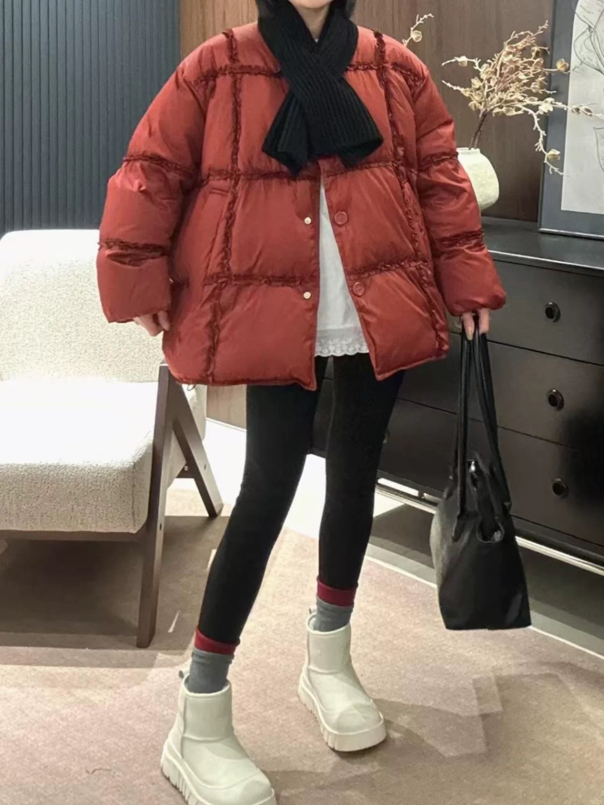 1-15白鸭绒休闲羽绒服外套8909