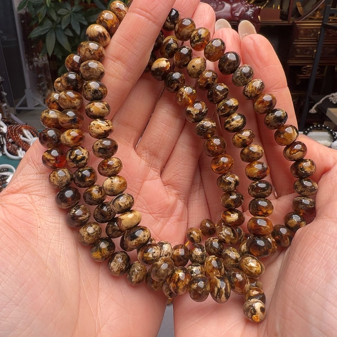 琥珀未镶嵌裸石抚顺琥珀20453-8九