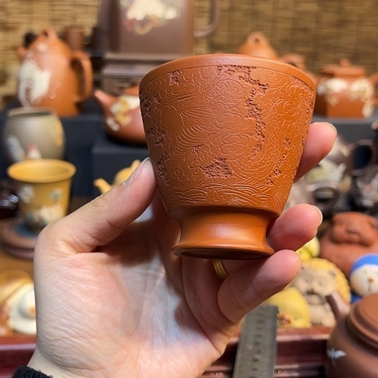 紫砂茶杯紫砂主人杯