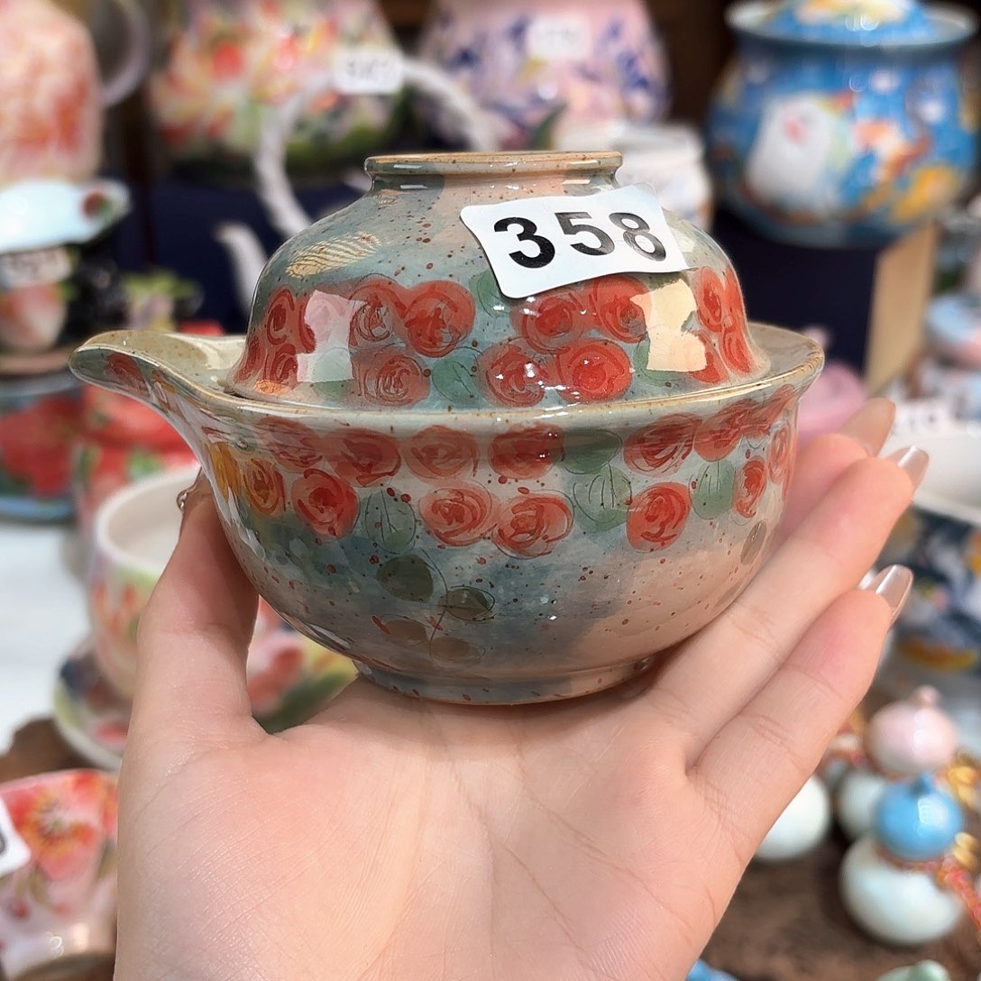 景德镇手绘高温釉下彩陶瓷茶具