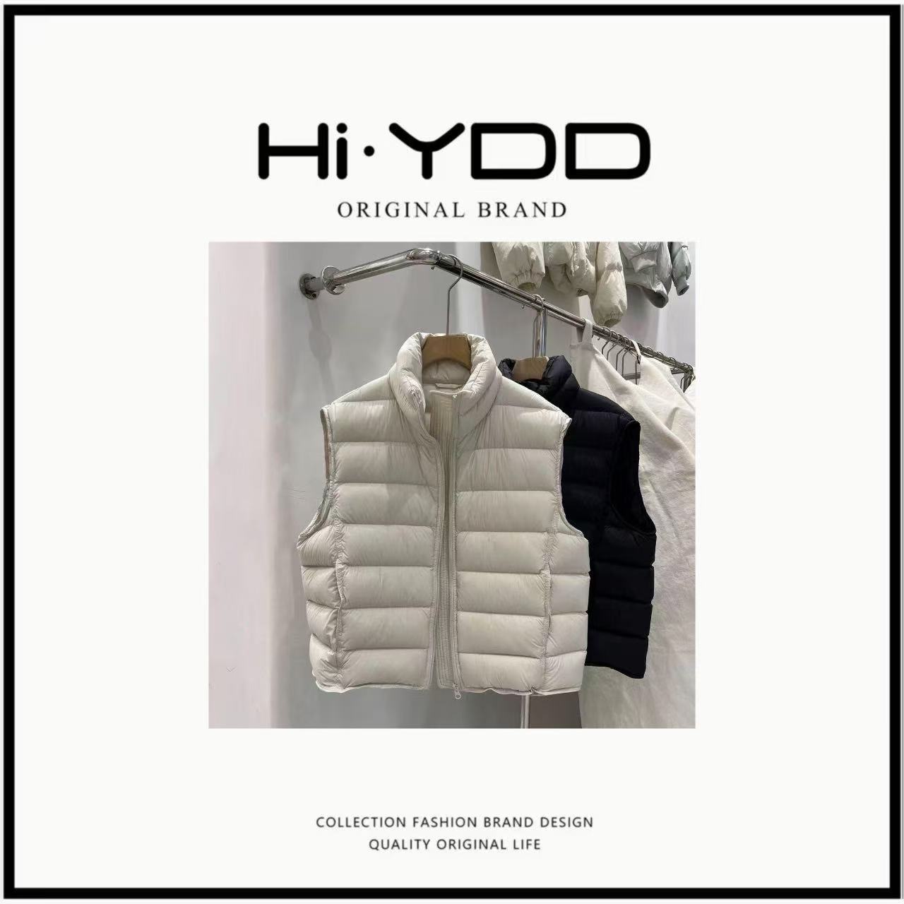 韩版立领龟背排骨棉服马甲女2025秋冬新款无袖百搭坎肩马夹上衣