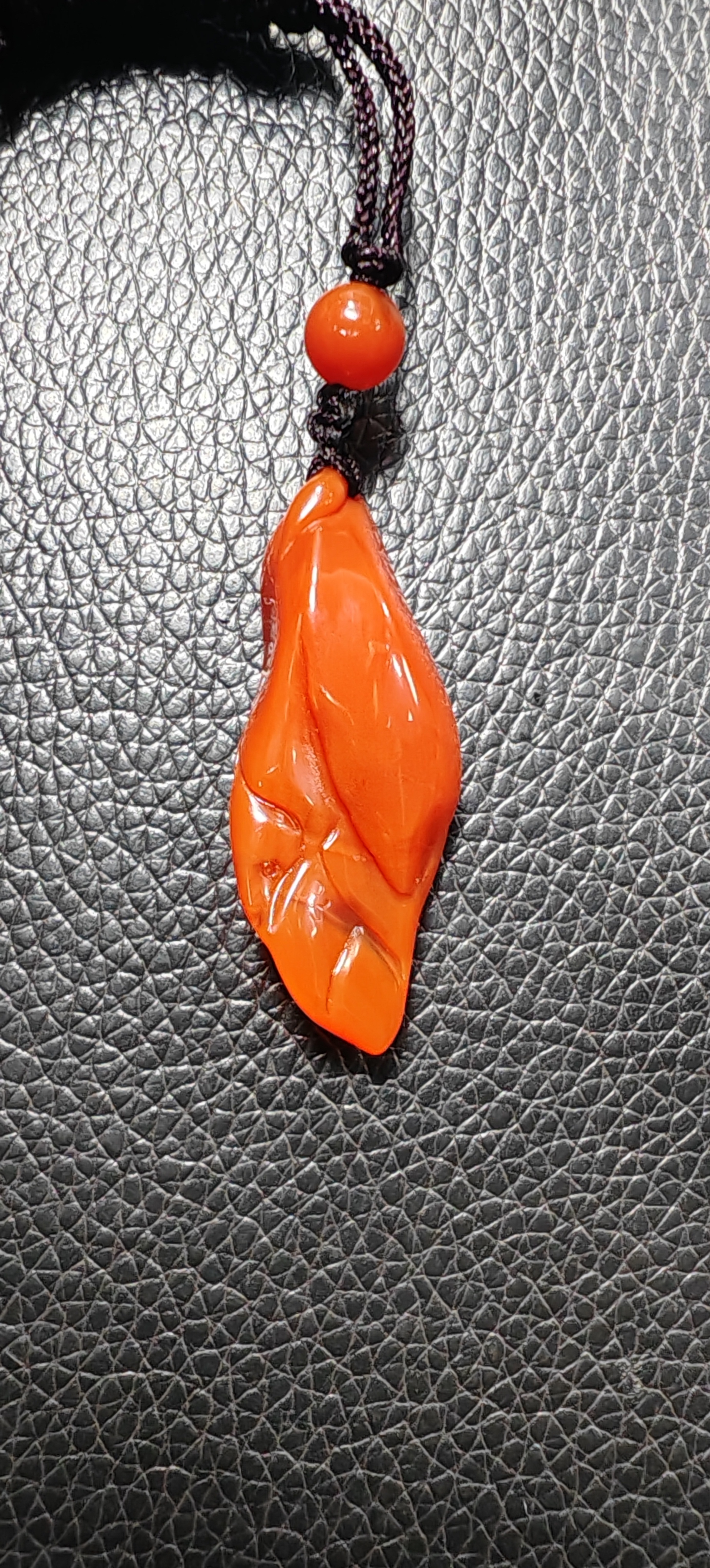 天然原矿保山南红杨柳玉兰花吊坠，直播时间8:00-11:00