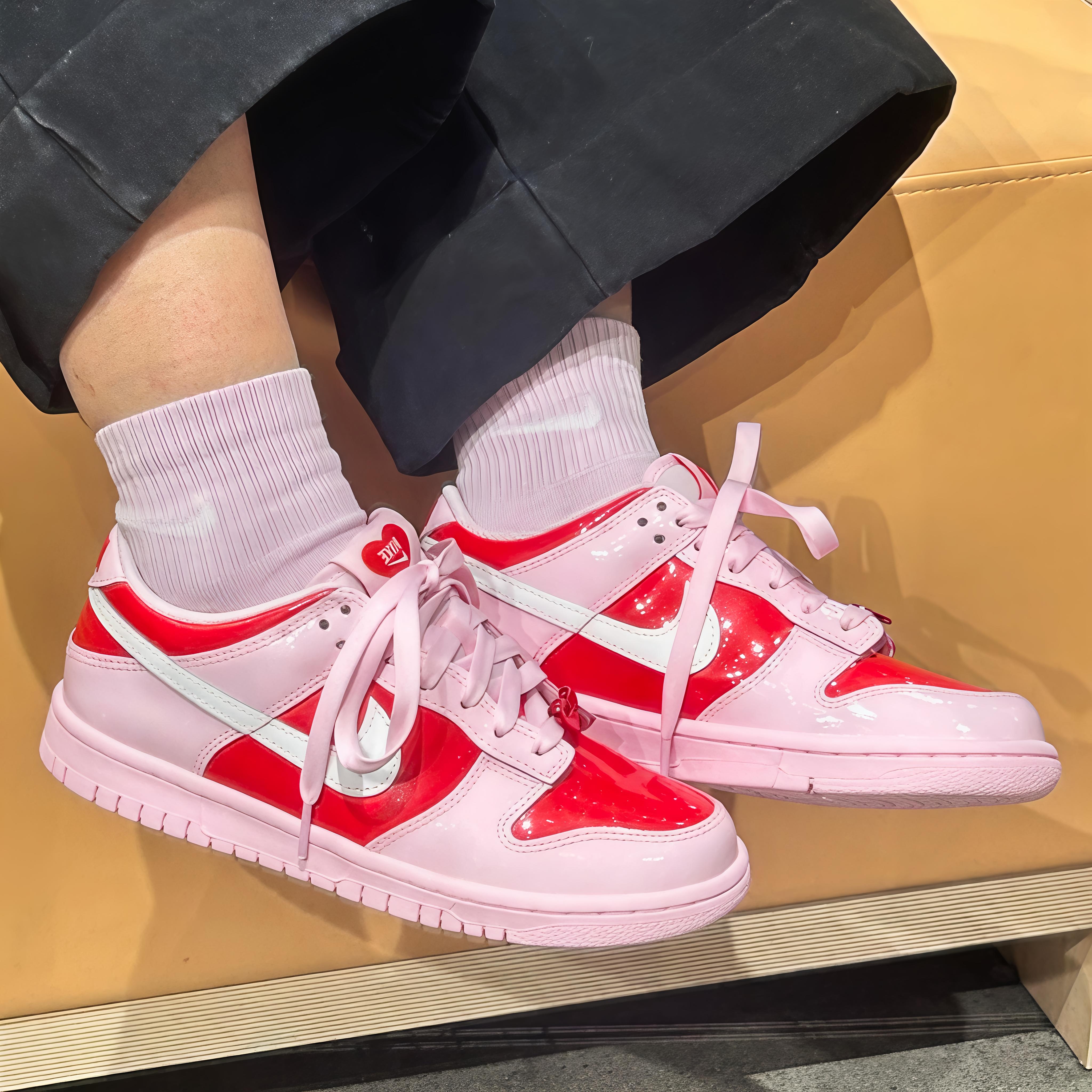 NIKE/耐克【情人节限定】Dunk 少女心低帮休闲板鞋 红粉 IQ0218663