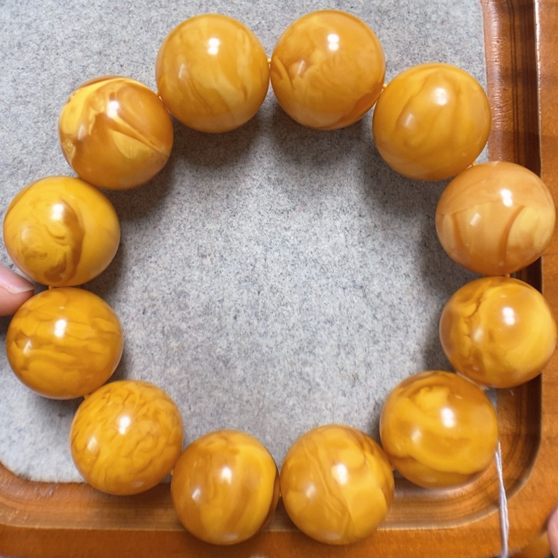 蜜蜡手串未镶嵌蜜蜡手串