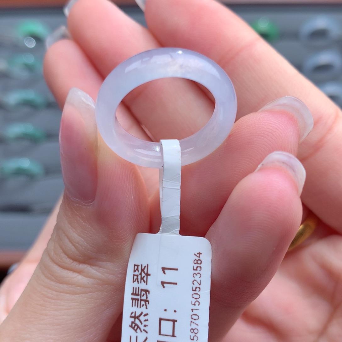 翡翠戒指未镶嵌天然