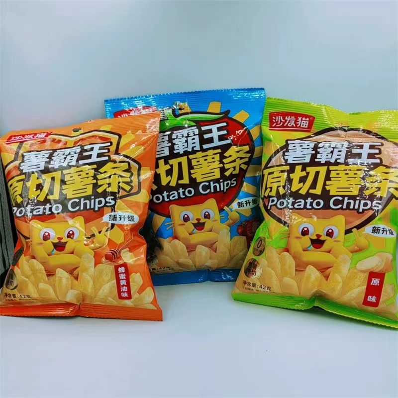 086沙发猫原切薯条42g