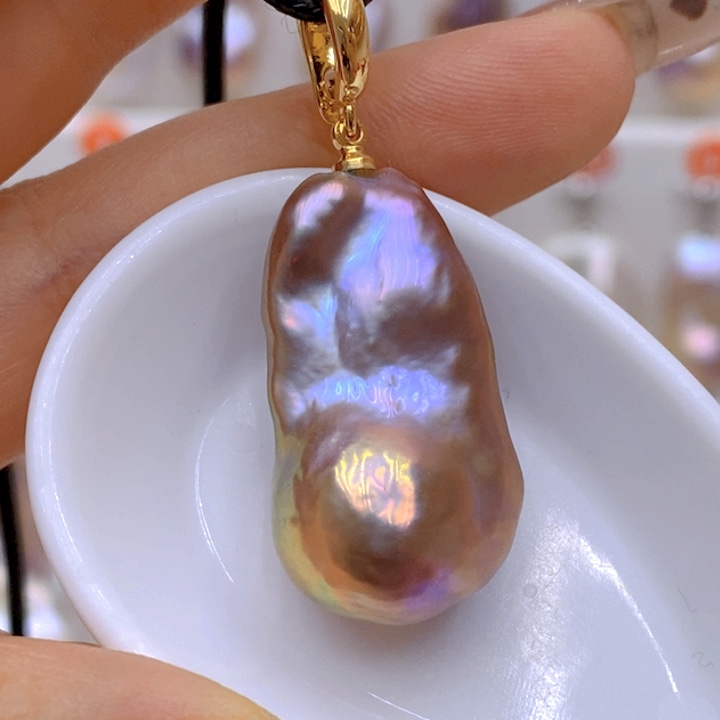 未镶嵌吊坠(赠链)淡水珍珠