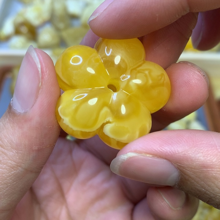 【闪购商品】琥珀珠宝奇石未镶嵌花