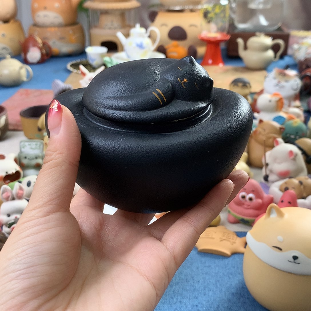 茶宠紫砂手工制作