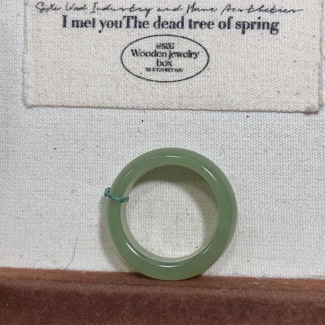 和田玉（糖玉）戒指未镶嵌