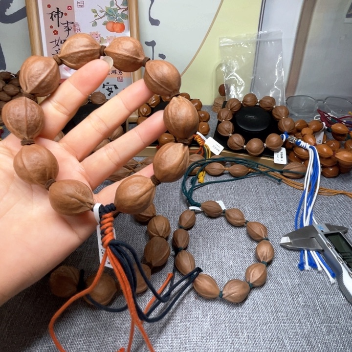橄榄核手串/手链大**?梅林铁核21.27