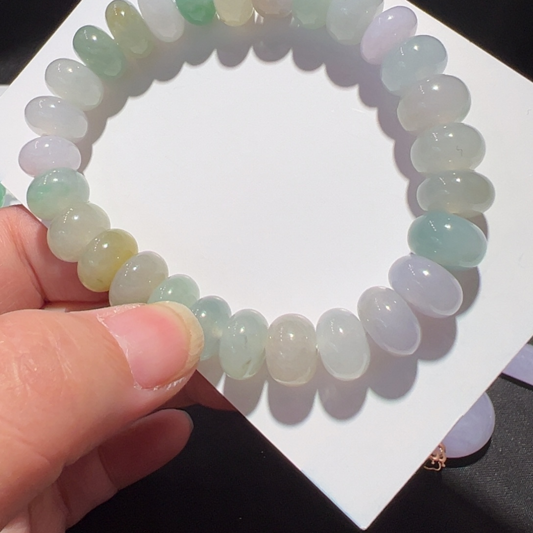 翡翠未镶嵌颈饰手串