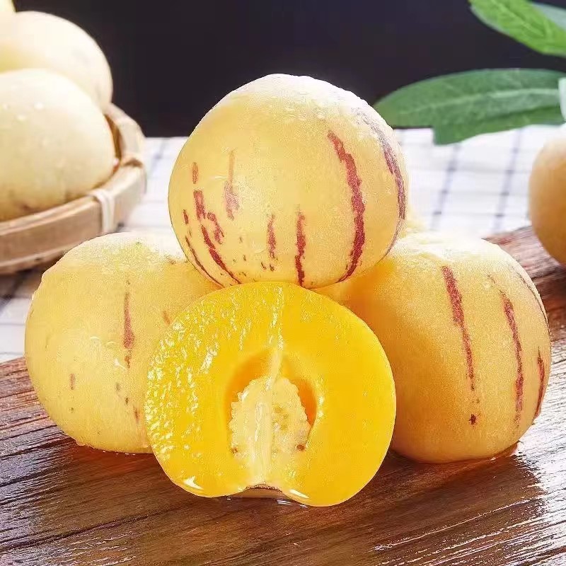 【树上熟】云南石林人参果黄肉清甜净重4.5斤皮薄多汁