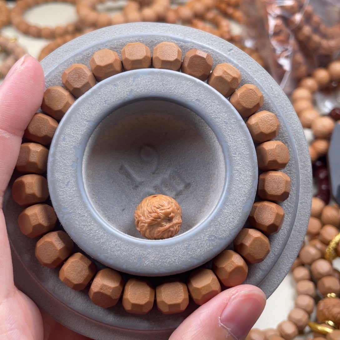 猴头核桃手串全品精工星图六方磨砂