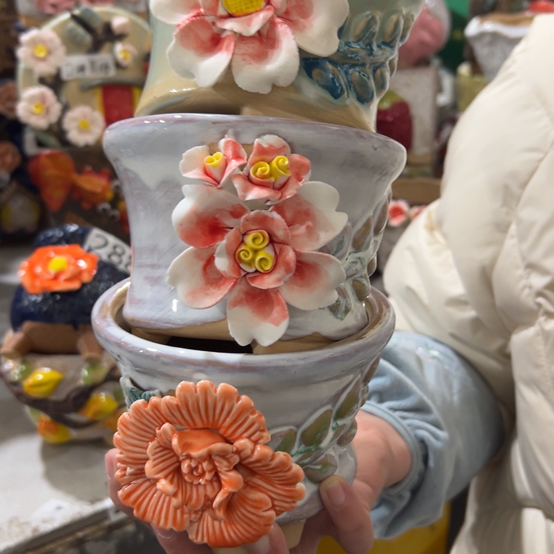 满20米秒退拉黑花盆