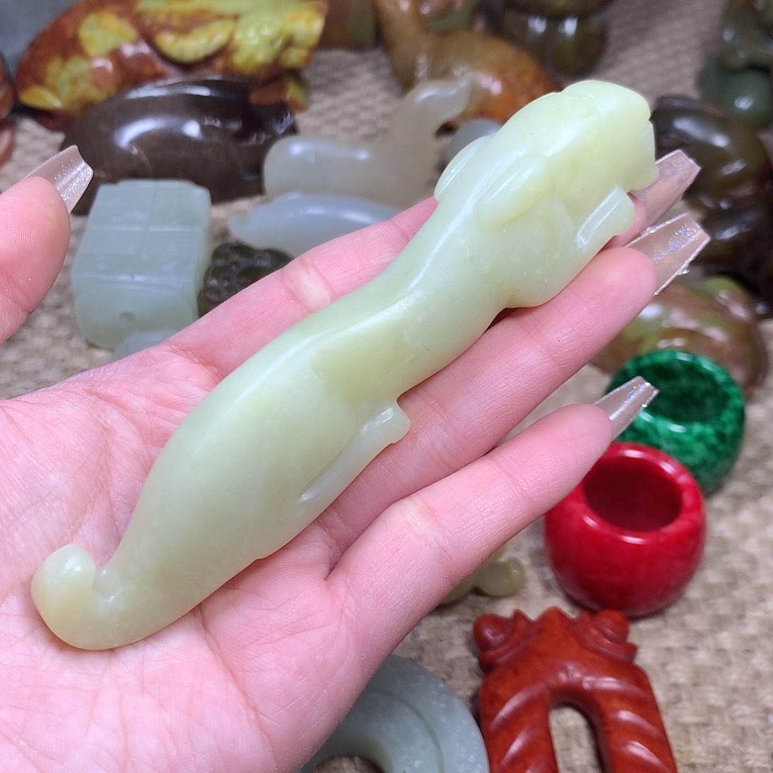 白玉菩提吊坠挂件