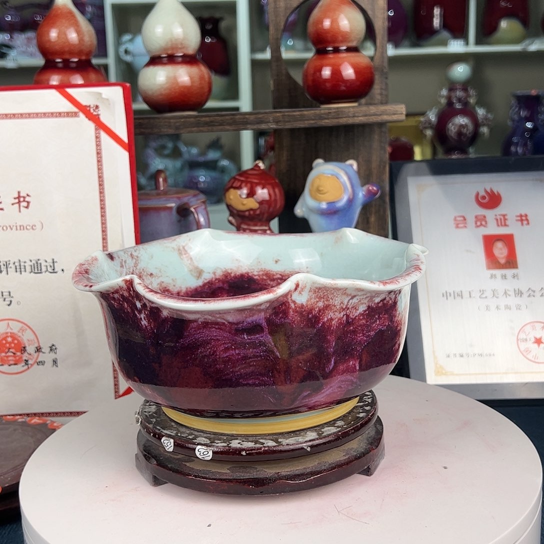 摆件郑家钧窑摆件