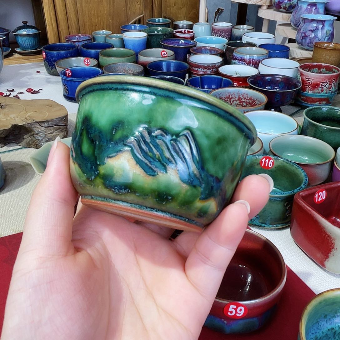 壶幸**满禹州钧瓷艺术作品