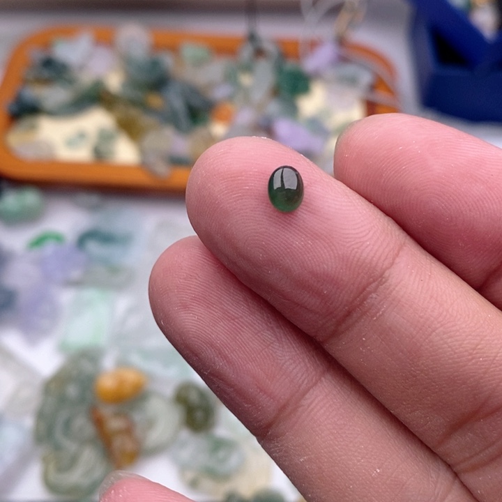 翡翠未镶嵌吊坠(不含链)木*O