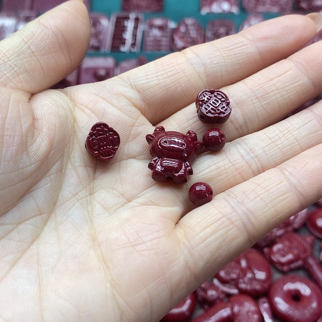 天然辰砂朱砂吊坠