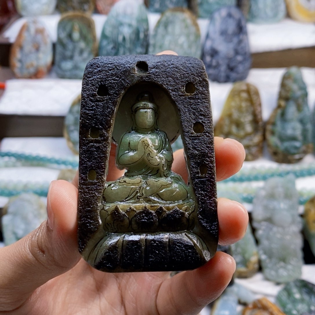 我***翔定制翡翠未镶嵌翡翠定制链接