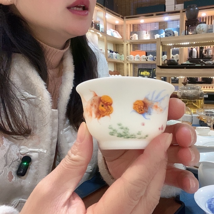 这个真好看羊脂亚光杯